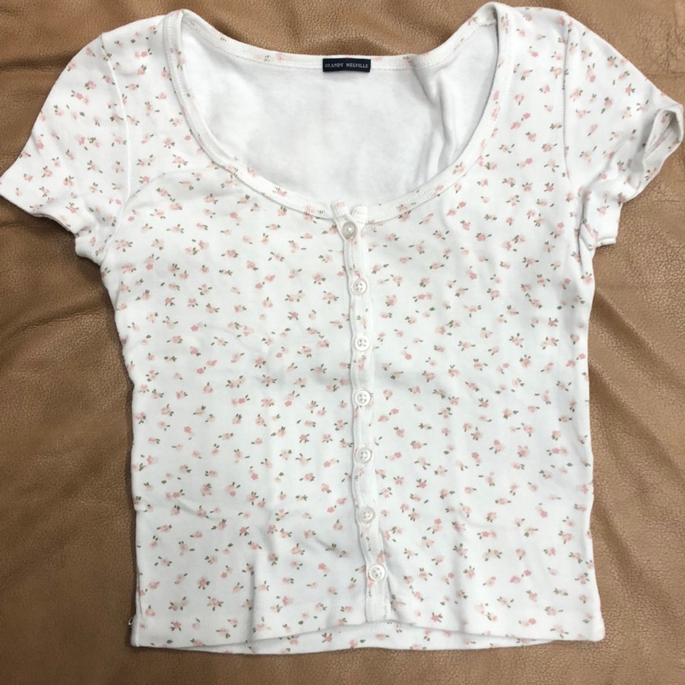 Brandy floral zelly top